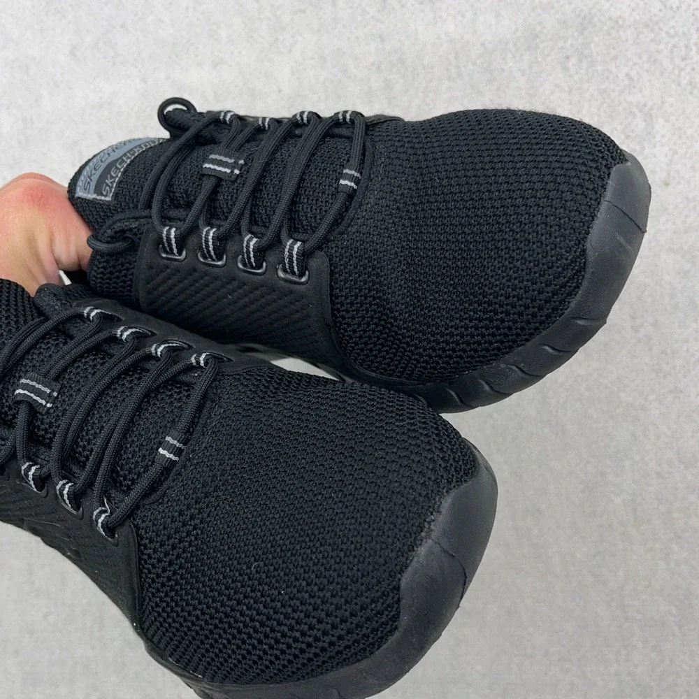 Skechers Black Lite-Weight Memory Foam Athletic Comfort Casual Walking Men Sz 13